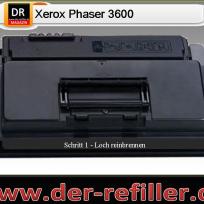 Nachfüllanleitung Xerox Phaser 3600